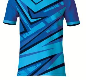 T-shirt à impression intégrale par sublimation, tissu polyester de qualité supérieure, absorbant la transpiration, séchage rapide, adapté à la remise en forme, à la course à pied - Product Image 4