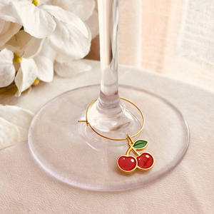 Lot de breloques à vin en métal réutilisables et portables JIN JUMBO, motif floral mignon, pour accessoires de bar – Offre promotionnelle du fabricant - Product Image 6