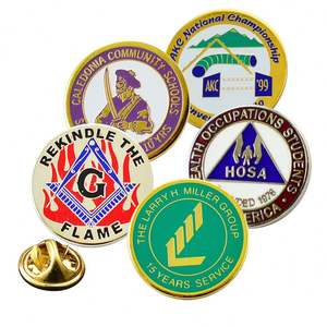 Badges en alliage émaillé souple personnalisés en forme sur mesure, disponibles en acier, laiton, acier inoxydable, fer, design moderne et tendance - Product Image 6