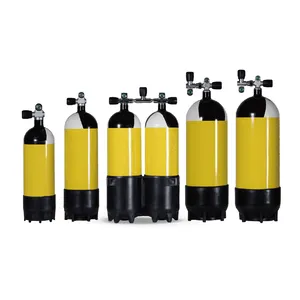 5L bombola di ossigeno bombola Gas TPED ISO 9809-1 bombola in acciaio alta pressione 210Bar serbatoio per immersioni subacquee 3045PSI