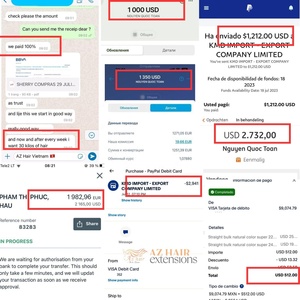 รวมกลุ่มผมมนุษย์เวียดนาม 100% ผมมนุษย์กระดูกต่อผมตรงราคาขายส่งจากโรงงาน - Product Image 5