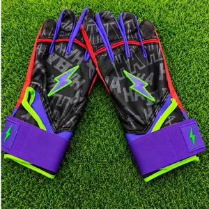 Gants de frappe de baseball Jarren Duran Signature Joker Series en cuir, ambidextres, durables, avec fermeture auto-agrippante, personnalisables - Product Image 1