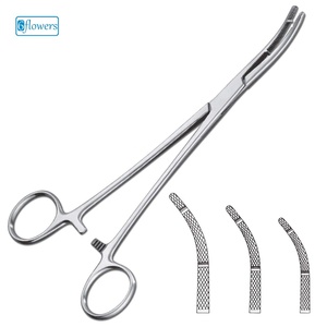 Pinza Hemostática Heaney Modif, Pinza Quirúrgica con Mordazas Dentadas para Hemostasia, Instrumento Manual de Acero Inoxidable F6-177 CE - Product Image 1