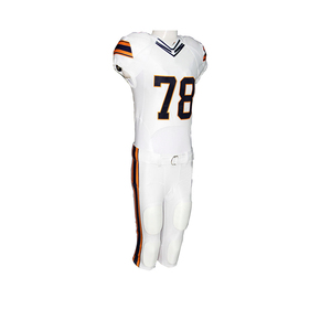 Ensemble d'uniformes de football américain pour hommes, personnalisés et sublimés, qualité supérieure, 100 % polyester, avec marquage personnalisé, très demandés - Product Image 2