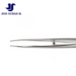 Pinzas Quirúrgicas Barraquer Cilia BC-7654 de 4.375 Pulgadas, Finas, Ligeramente Anguladas, Puntas Lisas, Mango Plano, Reutilizables, Certificación CE - Product Image 3