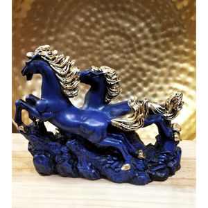Escultura Art Deco de Caballos de Éxito para Celebraciones de Diwali y Bodas - Product Image 2