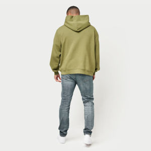 Sudadera con Capucha Básica para Hombre, 100% Algodón, Ropa Urbana Premium, Ecológica, Sudadera Informal con Estampado Personalizado para Invierno - Product Image 6