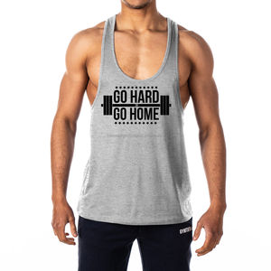 Camiseta de algodón en blanco personalizada para hombre, camiseta sin mangas para gimnasio, 2024, ropa activa de alta calidad con dobladillo festoneado, camisetas sin mangas para hombre - Product Image 3