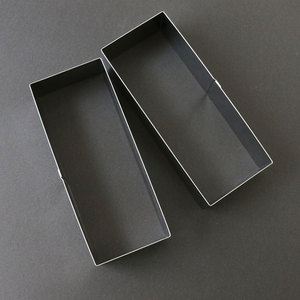 HESSED CUISINE Rectangle Mousse Ring Stainless Steel 20x8cm X5cm Long Handmade Mirror Polished Oven Safe <b>Cake</b> <b>Mold</b> Bread Terrine - Product Image 4