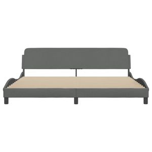 Base de Cama Gris Oscuro con Listones, Accesorio de Muebles Duradero y Elegante - Product Image 4