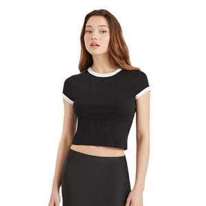 เสื้อครอปออกกำลังกายไร้ตะเข็บสำหรับผู้หญิงพร้อมโลโก้ด้านหน้า-สวมใส่สบาย ยืดหยุ่น เหมาะสำหรับการเคลื่อนไหว - Product Image 1