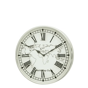 Horloge en métal décorative avec pieds, décoration de table, objet de décoration de bureau, forme ronde portable, horloge métallique, articles cadeaux originaux, logo personnalisé - Product Image 5