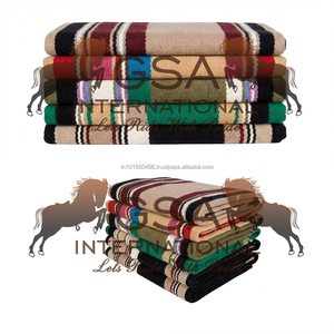 Manta de sillín de lana de Nueva Zelanda de alta calidad 34x36 almohadilla de caballo occidental equipo ecuestre duradero al mejor precio - Product Image 5