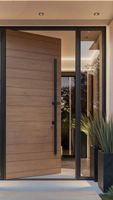 Porte blindée de style européen Prima pour les maisons Portes d'entrée extérieures Porte en aluminium moulé unique pour les maisons