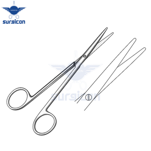 Tijeras de disección Metzenbaum Fino de 14.5 cm (5¾ pulgadas), rectas, puntiagudas, de acero inoxidable, reutilizables, quirúrgicas - Product Image 6