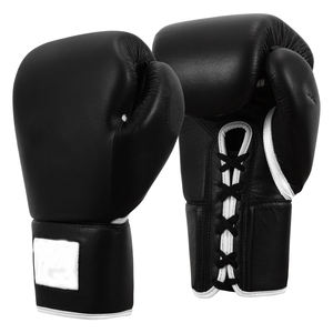 Gants d'entraînement de boxe en cuir unisexes pour hommes et femmes, pour le kickboxing, le Muay Thai, le MMA, le sparring, respirants, avec fermeture auto-agrippante - Product Image 2