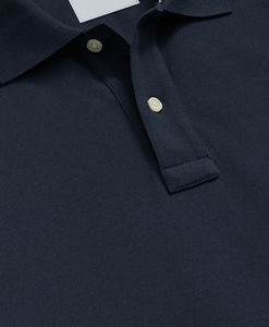 Polo homme de haute qualité 100% coton, tissu tricoté, logo personnalisé imprimé, coupe ample, motif lettres, polo confortable - Product Image 4