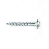 Vis à bois à tête cylindrique métrique/pouce, autotaraudeuse, à empreinte Phillips/Pozi, en acier au carbone/inox, zinguée, à filetage grossier, robuste