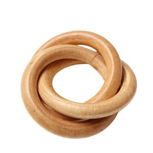 Ensemble d'anneaux de serviette en bois, décoration de table de luxe pour mariage, fête de Noël et accessoires de cuisine - Product Image 1