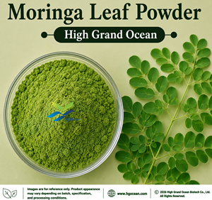 Suministro Directo de Fábrica HGO, Polvo de Hoja de Moringa Natural, Grado Alimenticio, Polvo Herbal Secado por Aspersión o Liofilizado - Product Image 1