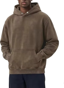 Vente en gros de molleton épais OEM avec doublure en coton et sweat à capuche en molleton pour les marques de streetwear américaines, faible MOQ - Product Image 5