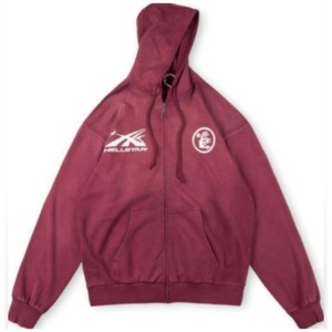 SINEWY SPORTS Sudadera con Capucha Oversize de Algodón y Forro Polar para Hombre, Antipilling, Estilo Casual Urbano de Invierno, Manga Larga, 460g - Product Image 5