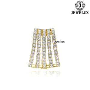 Natural VVS Diamond <b>Stud</b> Earrings 925 Sterling <b>Silver</b> Rhodium Plated IGI Certified Trendy Wedding for Parties Gifts From India - Product Image 2