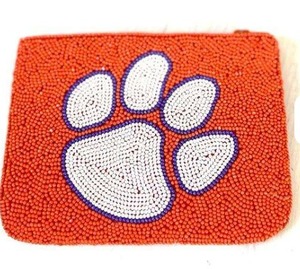 Wholesale Astros Gameday Beaded <b>Coin</b> <b>Purse</b> Zipper Closure Eco-Friendly Stylish Vintage Fashionable Lady Accessory - Product Image 2