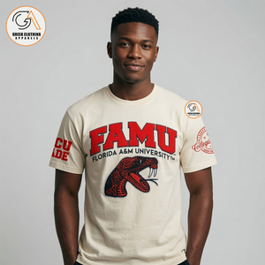 เสื้อยืดคอตตอนผู้ชาย FAMU รุ่นรักษ์โลก ทรงปกติ ผ้าเจอร์ซีย์ ระบายอากาศได้ดี ไม่ยับ ไม่เป็นขุย น้ำหนัก 300 กรัม คอกลม - Product Image 4