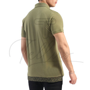 เสื้อโปโลผ้าระบายอากาศขายดีสำหรับผู้ชาย ออกแบบเองได้ ผ้าฝ้าย ไซส์ใหญ่พิเศษ - Product Image 2