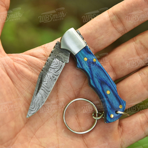 Damascus Steel Folding Knife Professional Outdoor <b>Small</b> Folding Pocket Knife Wholesale 2026 New Design Outdoor Camping Knife - Product Image 3