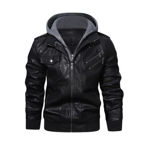 Nouvelle arrivée : veste en cuir pour homme, mode personnalisée, style tendance, vente directe d'usine. - Product Image 3
