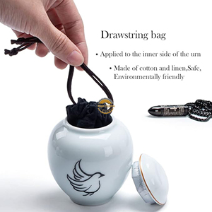 Decorative Metal Keepsake Cremation Urn Wholesale Brass Funeral Urn Supplier Premium Cremation Urn Made of Aluminum Alloy Person - Product Image 1