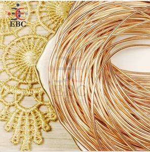 Fil de bullion français en gros pour broderie - Cuivre et zinc teints, taille 1 mm, bullion lisse - Product Image 2