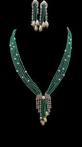 Perles de verre indiennes traditionnelles multicouches en verre soufflé pour la fabrication de bijoux Mala, haute qualité, multicolores, faites à la main, en vrac - Product Image 3