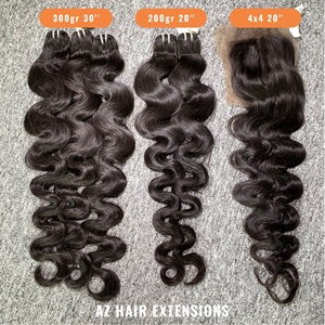 12A grado Body Wave Alta calidad 8 a 28 pulgadas Paquetes de cabello crudo vietnamita 100% Extensión de cabello humano virgen - Product Image 3