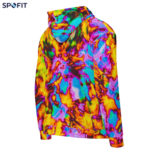 Nouveau sweat à capuche zippé tendance 2026, imprimé par sublimation, motif coloré, coupe régulière, respirant, décontracté - Product Image 2
