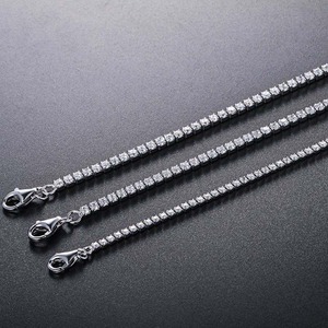 Pulsera de tenis de la mejor calidad para mujer, pulsera de eslabones con diamantes brillantes de primera calidad para aniversario de bodas, disponible para la venta. - Product Image 4