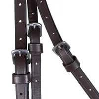 Bridon en cuir noir de qualité supérieure, équipement d'équitation confortable, imperméable, design personnalisé avec rubans, prix de gros