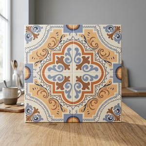 Carreaux de sol émaillés bon marché de style marocain 30x30cm Patio extérieur Design antidérapant - Product Image 1