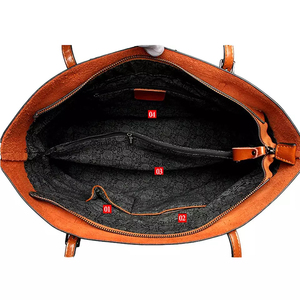 Sacs à main pour femmes en cuir véritable fabriqués au Pakistan, entièrement personnalisés, faits à la main, prix de gros, sacs fourre-tout de luxe pour femmes - Product Image 6