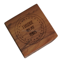 Cube d'affirmation en bois à forte demande Décor de bureau élégant avec des affirmations positives pour la pleine conscience et la motivation aux meilleurs tarifs