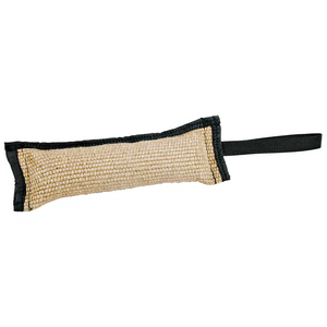 Mordedor de entrenamiento de yute de 9 x 29 cm para perros con asa - Product Image 3