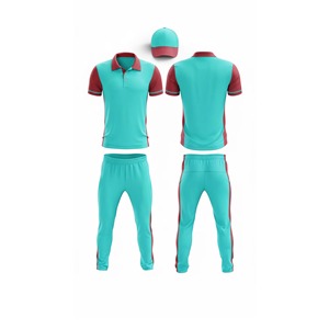 ชุดยูนิฟอร์มคริกเก็ตพิมพ์ลายแบบซับลิเมชั่นสไตล์ใหม่สำหรับผู้ใหญ่ ผ้าคุณภาพสูง ออกแบบเองได้ น้ำหนักเบา ระบายอากาศได้ดี แห้งเร็ว - Product Image 4