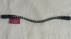 Bandes de sourcils de cheval en cuir de belle qualité | vente d'accessoires pour chevaux | Grossiste équestre d'accessoires pour chevaux en cuir véritable - Product Image 2