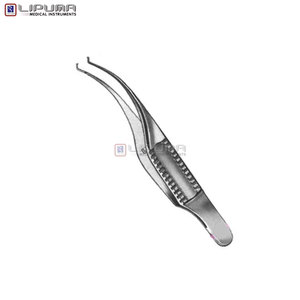 Pinces chirurgicales ophtalmiques BARRAQ Iris Forceps Z 0,4 mm 7 cm (2 3/4 po) pour procédures ophtalmiques (type Barraquer Katzin) - Product Image 5