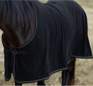 Manta de lana de lujo para caballo, de secado rápido, anti-sudor, transpirable, para establo ecuestre - Product Image 6