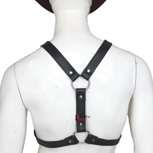ปลอกคอหนังสีดำแบบปรับได้สำหรับผู้ชาย สไตล์ Kinky Pocket Collar - Product Image 3