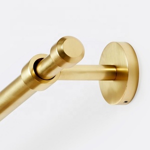 Perchero de techo decorativo de latón, desmontable, con acabado dorado, para ropa, para dormitorio o habitación de invitados - Product Image 4