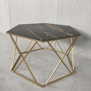 Silver metal legs style living room furniture round modern Decorative Home Decor Modern Metal Side <b>Table</b> - Product Image 1